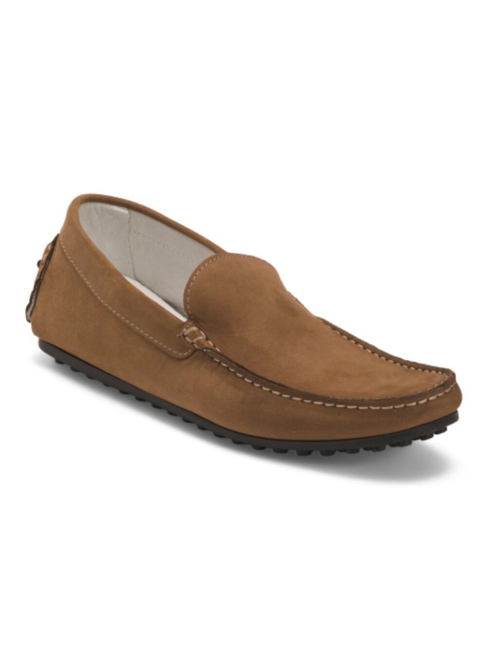 CAMPANILE Men's Made In Italy Nubuck Leather Venetian Drivers